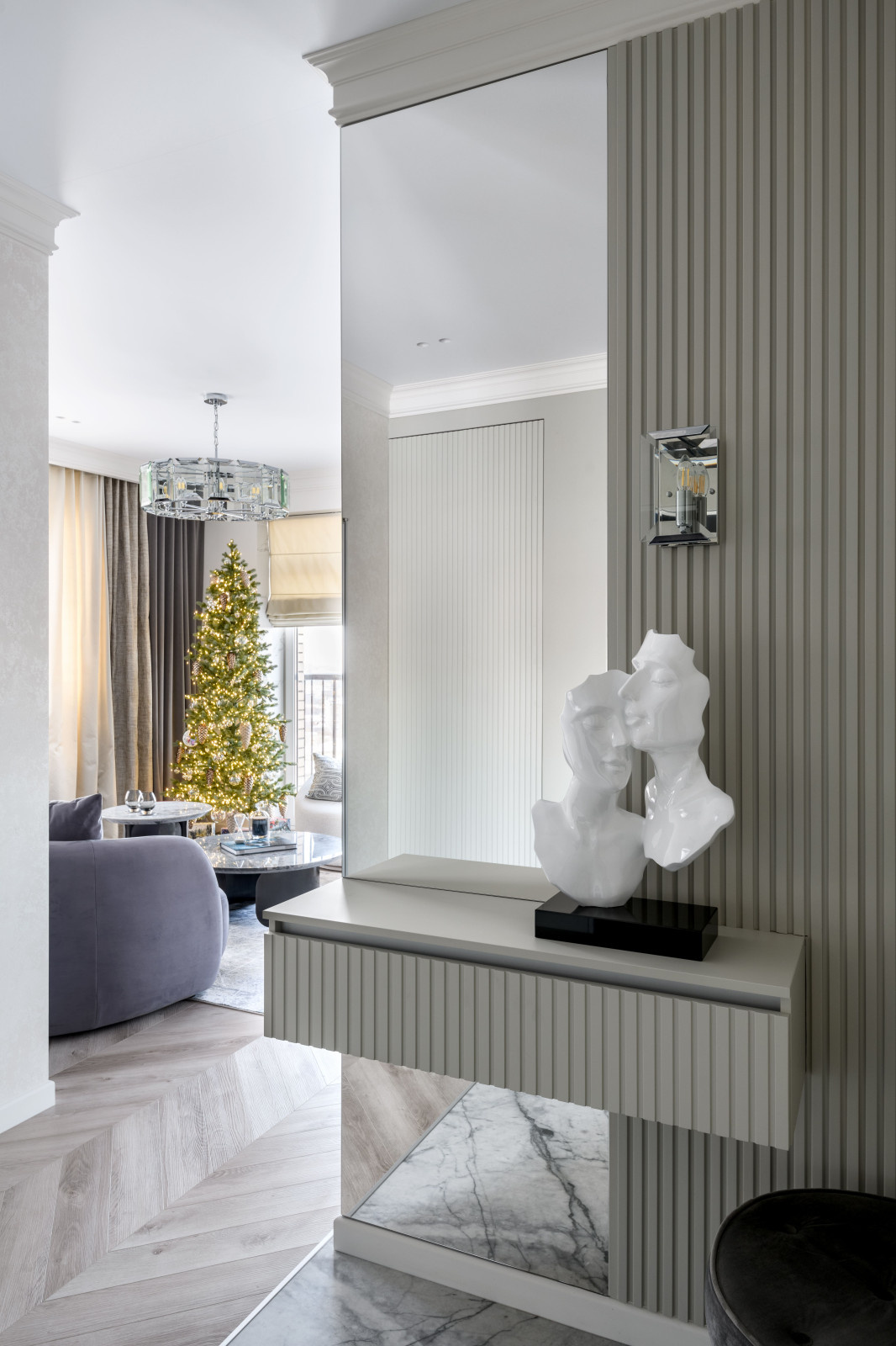 Реализация дизайн проекта Евродвушки в ЖК Академия