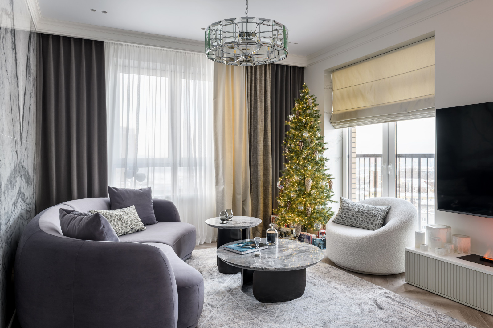 Реализация дизайн проекта Евродвушки в ЖК Академия