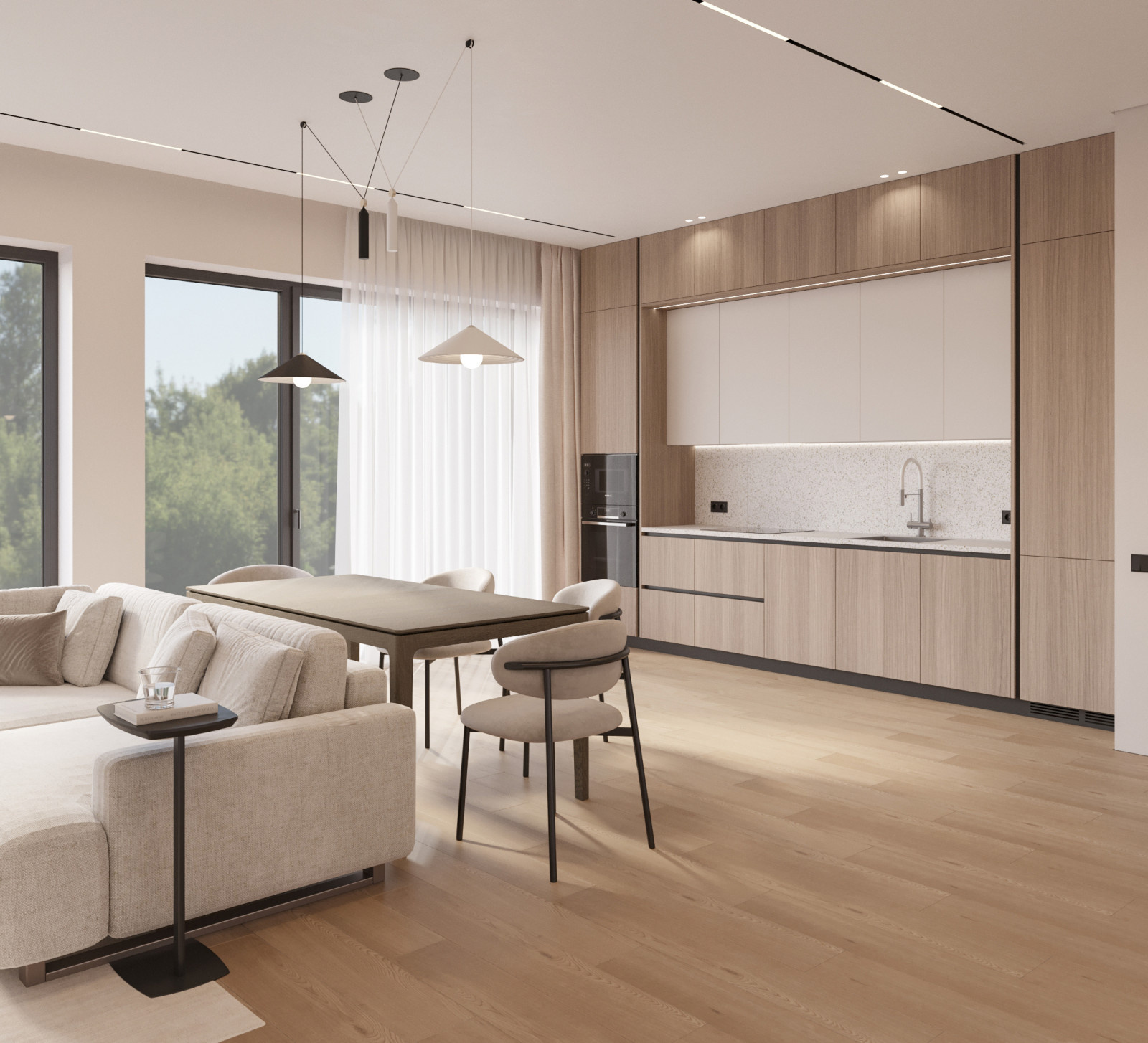 Кухня-гостиная