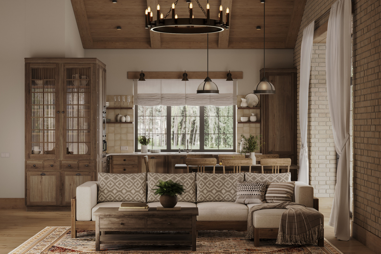 Обложка проекта: Коттедж в стиле кантри (200 кв.м.)