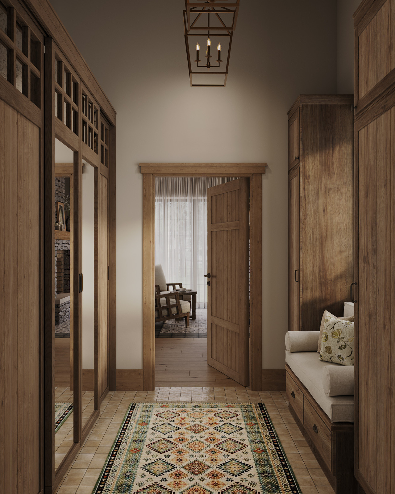 Коттедж в стиле кантри (200 кв.м.)