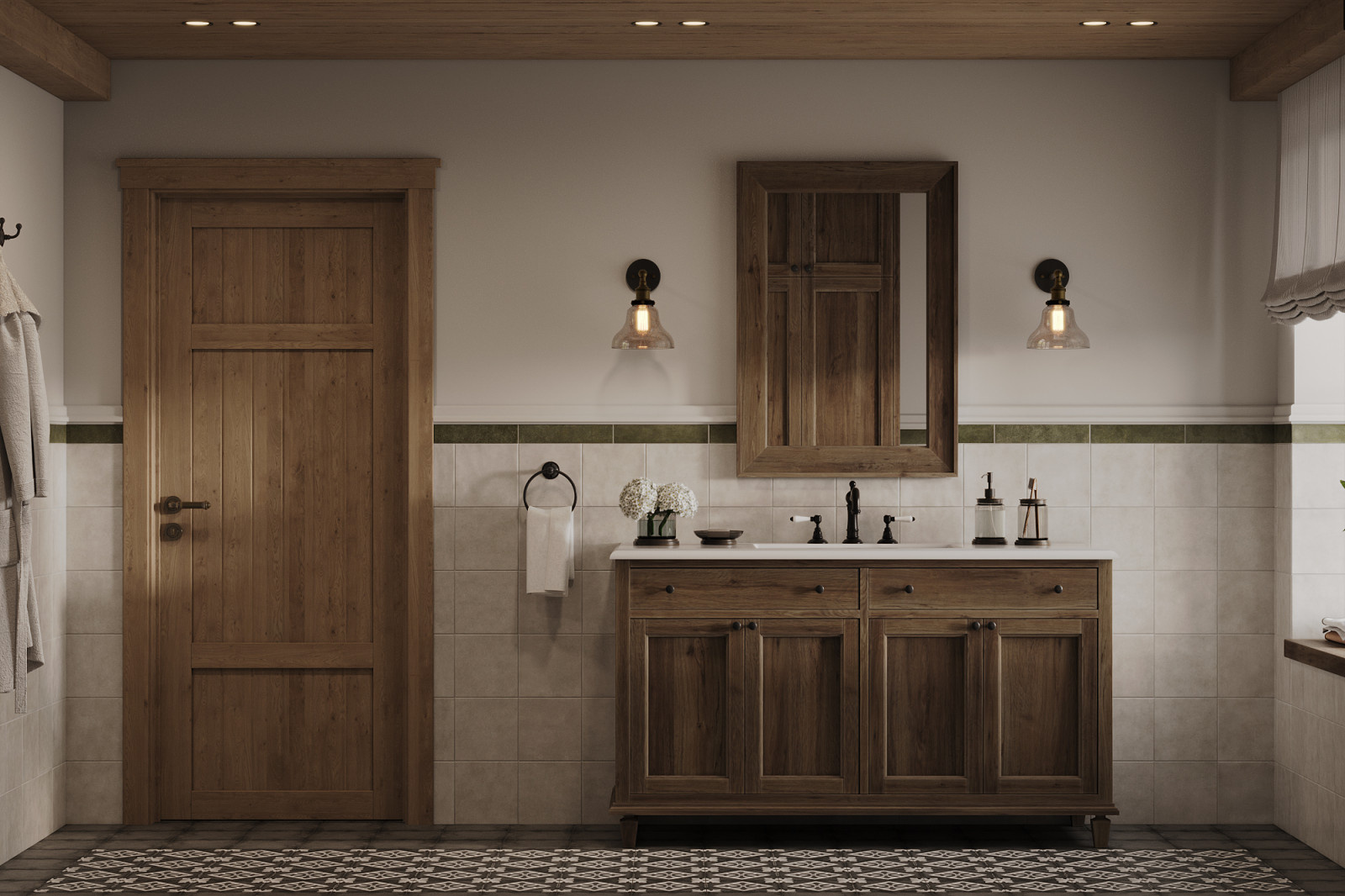 Коттедж в стиле кантри (200 кв.м.)