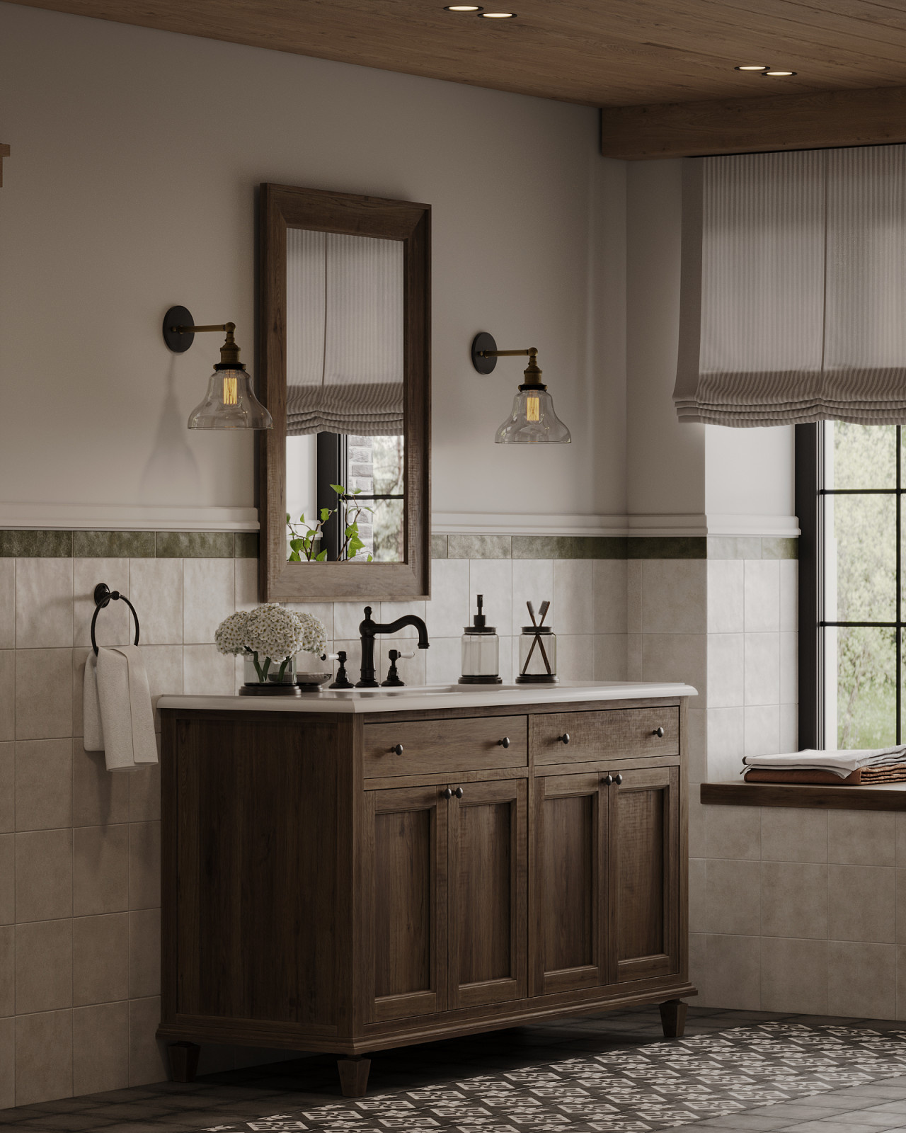 Коттедж в стиле кантри (200 кв.м.)