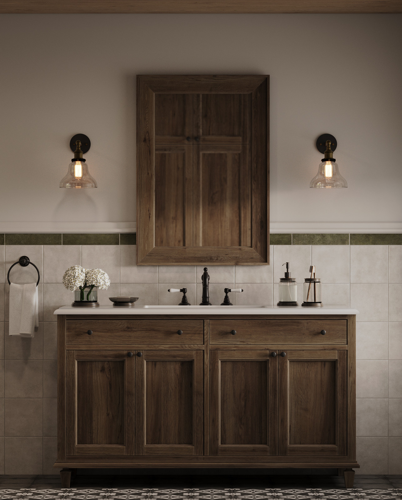 Коттедж в стиле кантри (200 кв.м.)