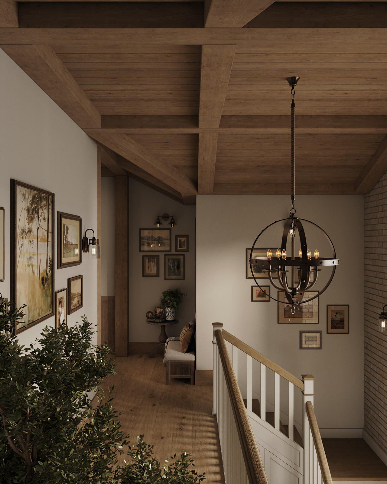 Коттедж в стиле кантри (200 кв.м.)