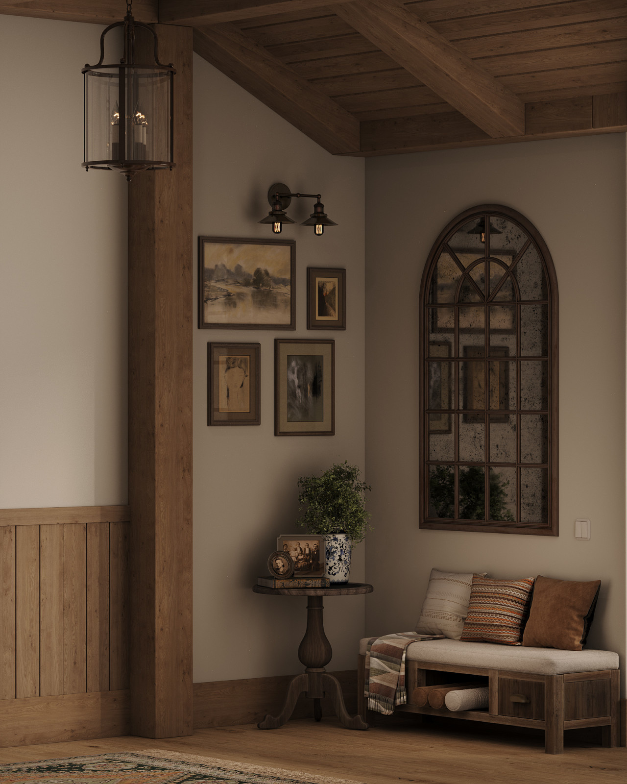 Коттедж в стиле кантри (200 кв.м.)