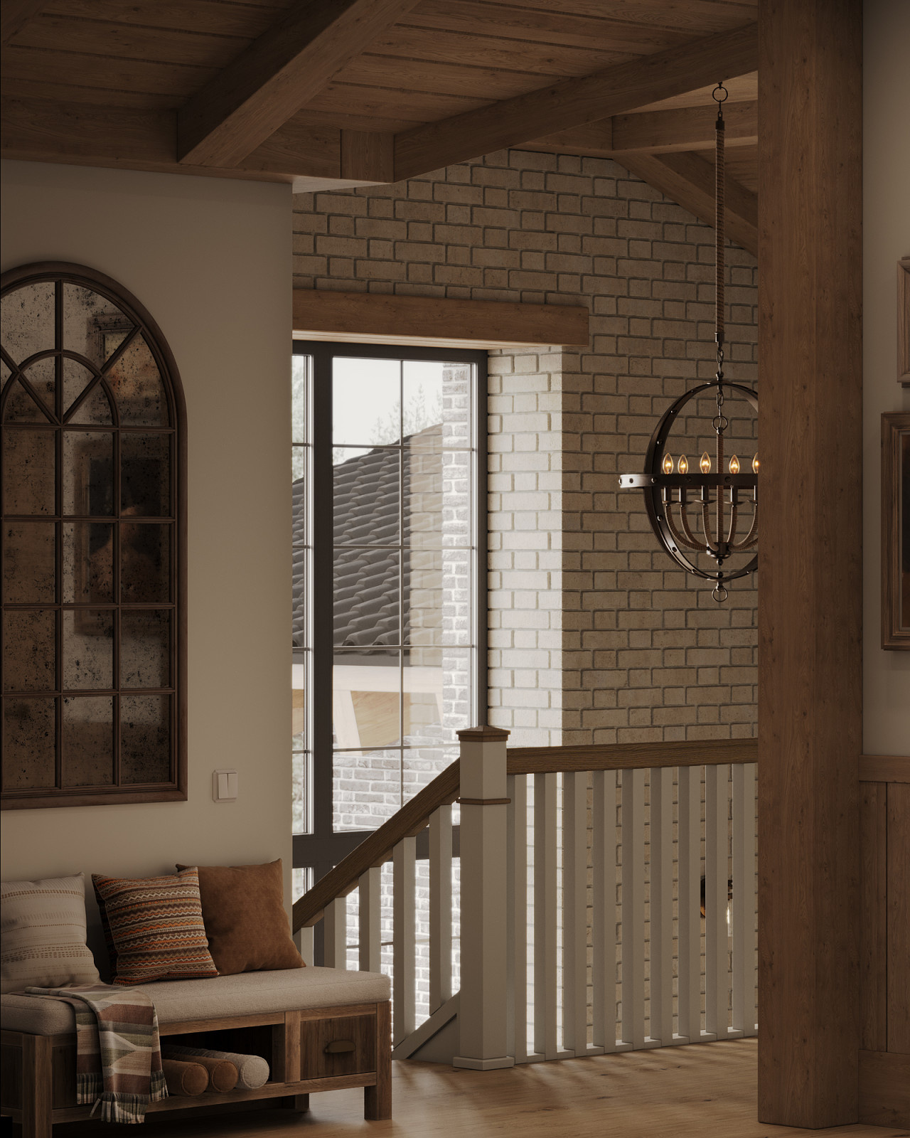 Коттедж в стиле кантри (200 кв.м.)