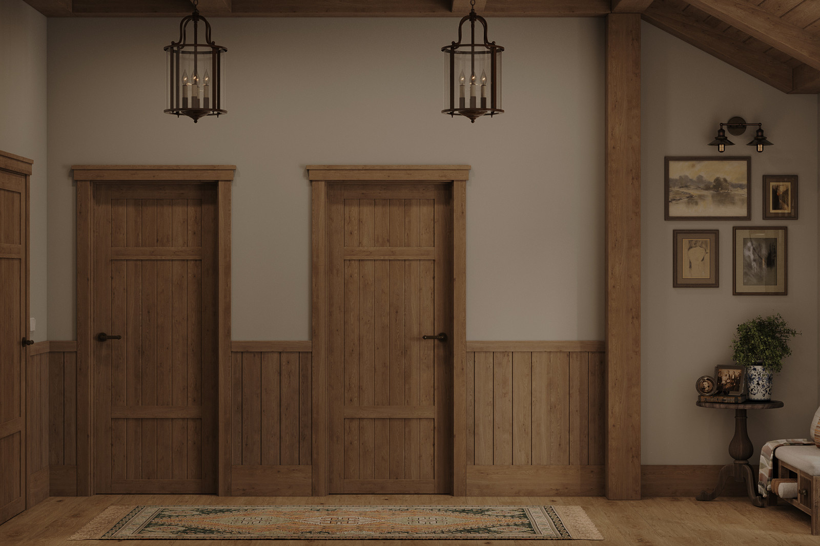 Коттедж в стиле кантри (200 кв.м.)