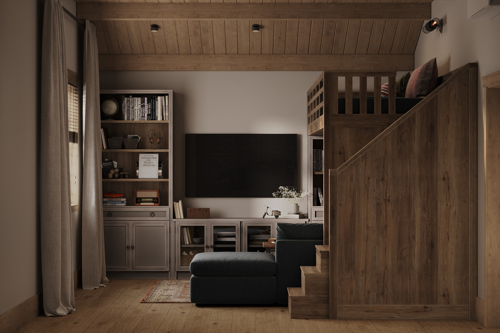 Коттедж в стиле кантри (200 кв.м.)