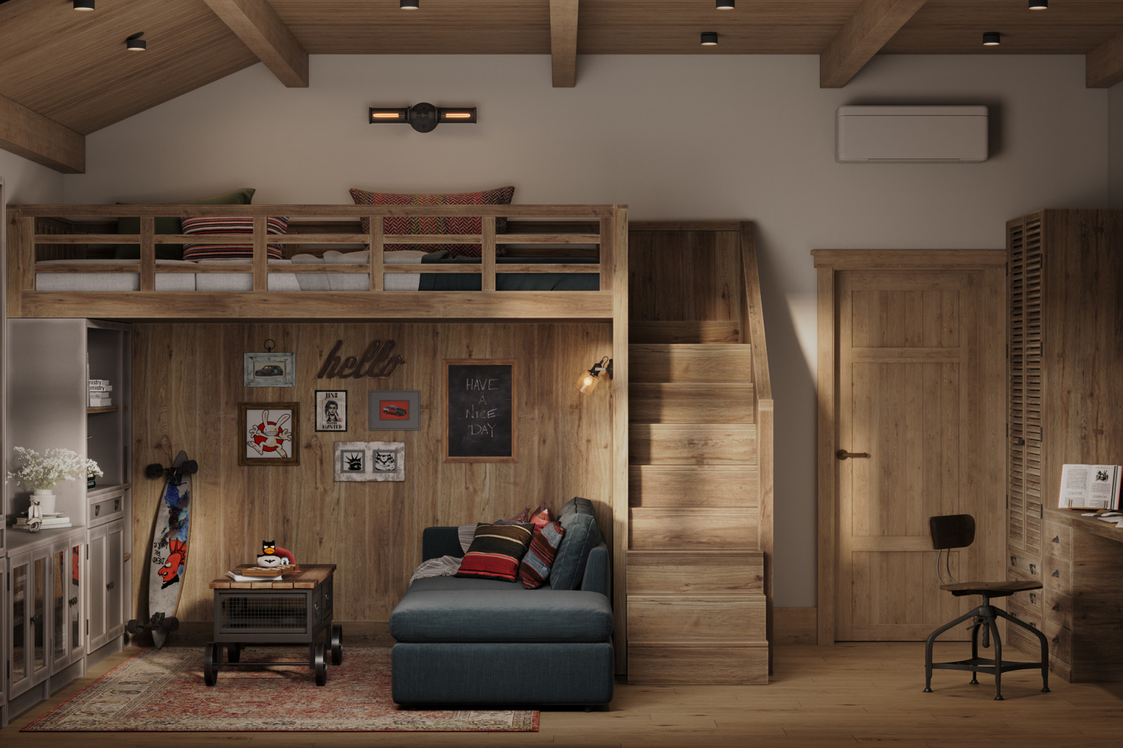 Коттедж в стиле кантри (200 кв.м.)