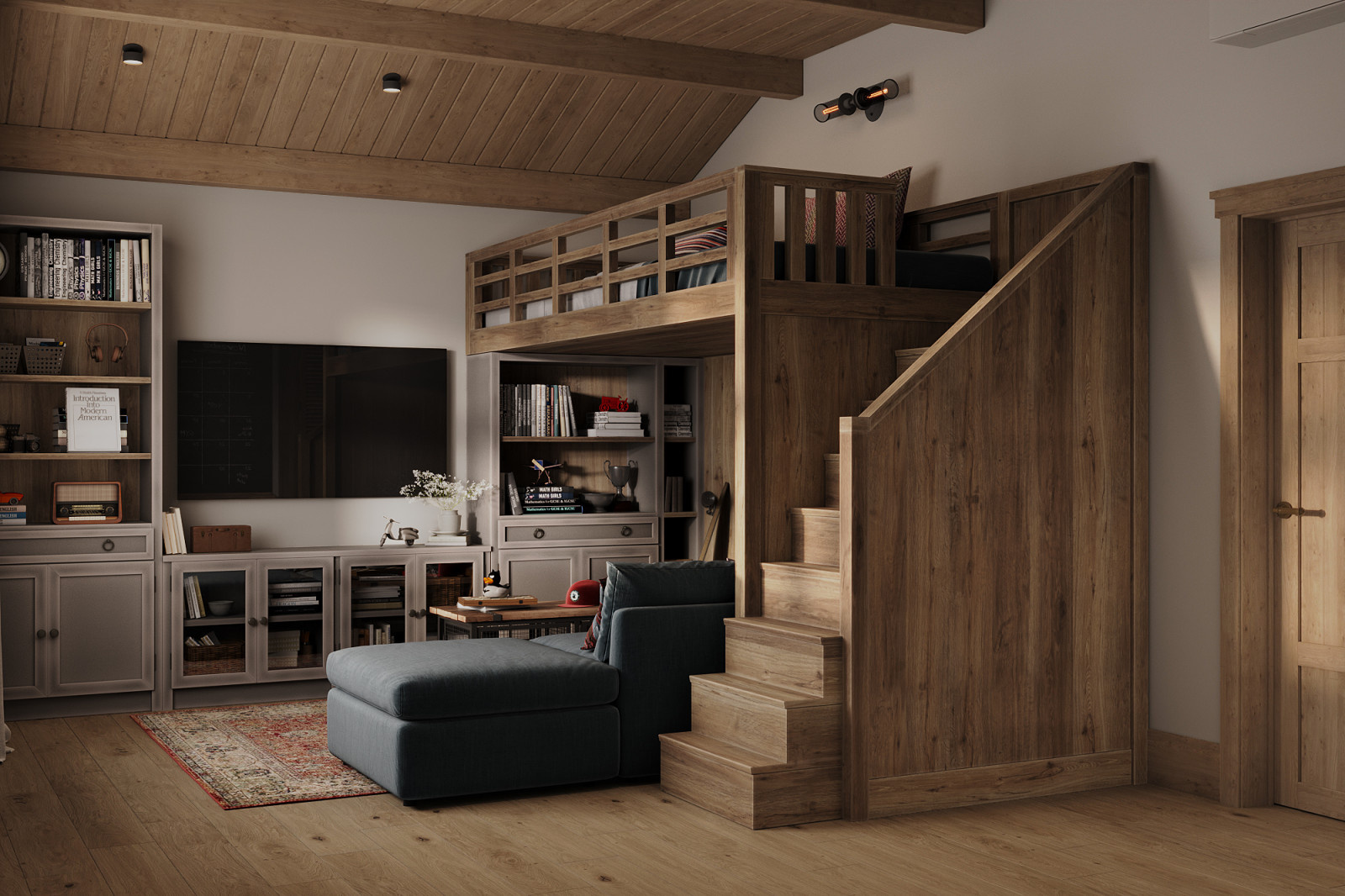 Коттедж в стиле кантри (200 кв.м.)