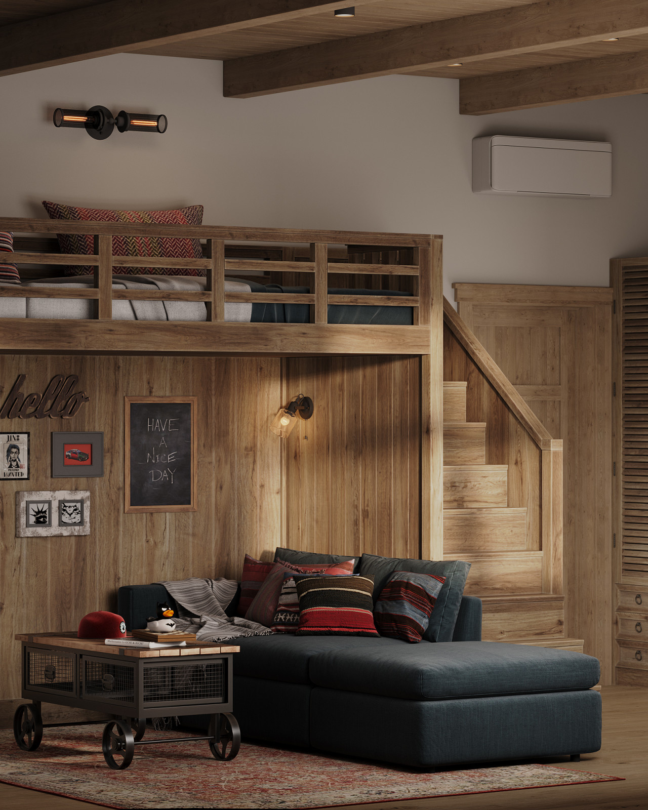 Коттедж в стиле кантри (200 кв.м.)