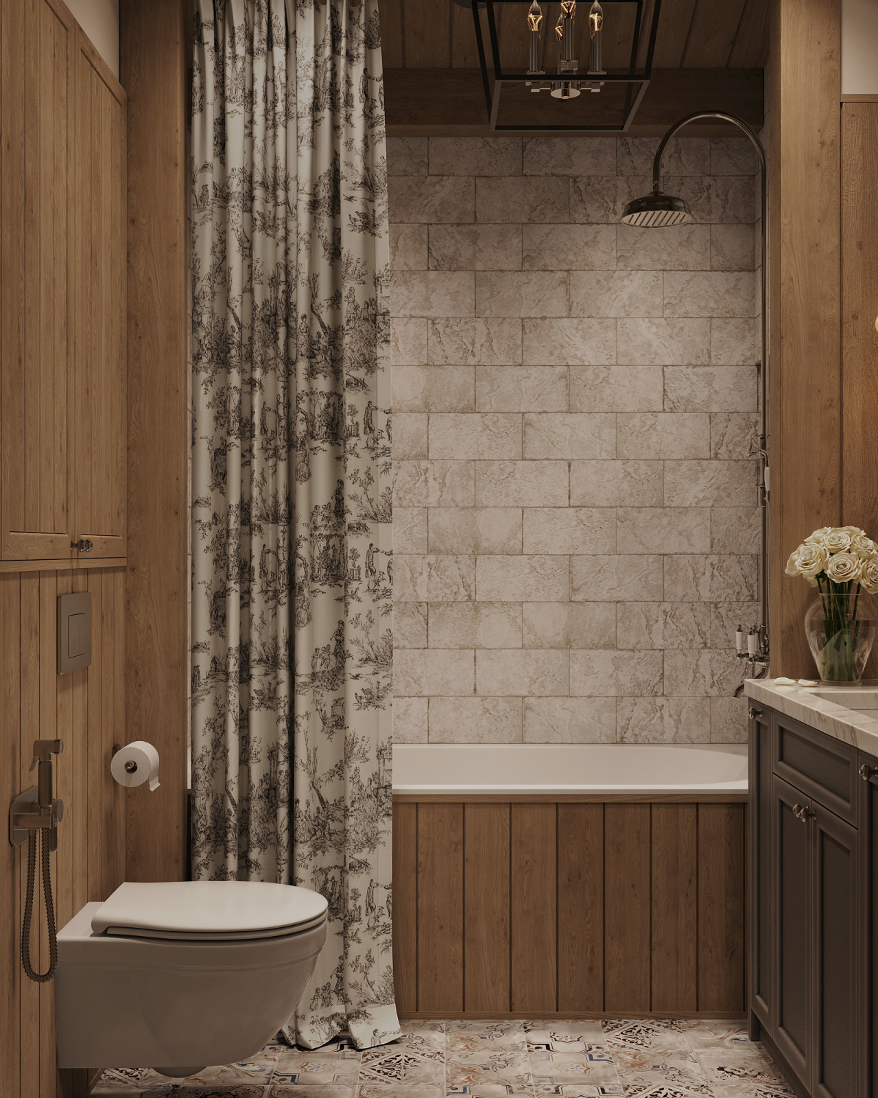 Коттедж в стиле кантри (200 кв.м.)