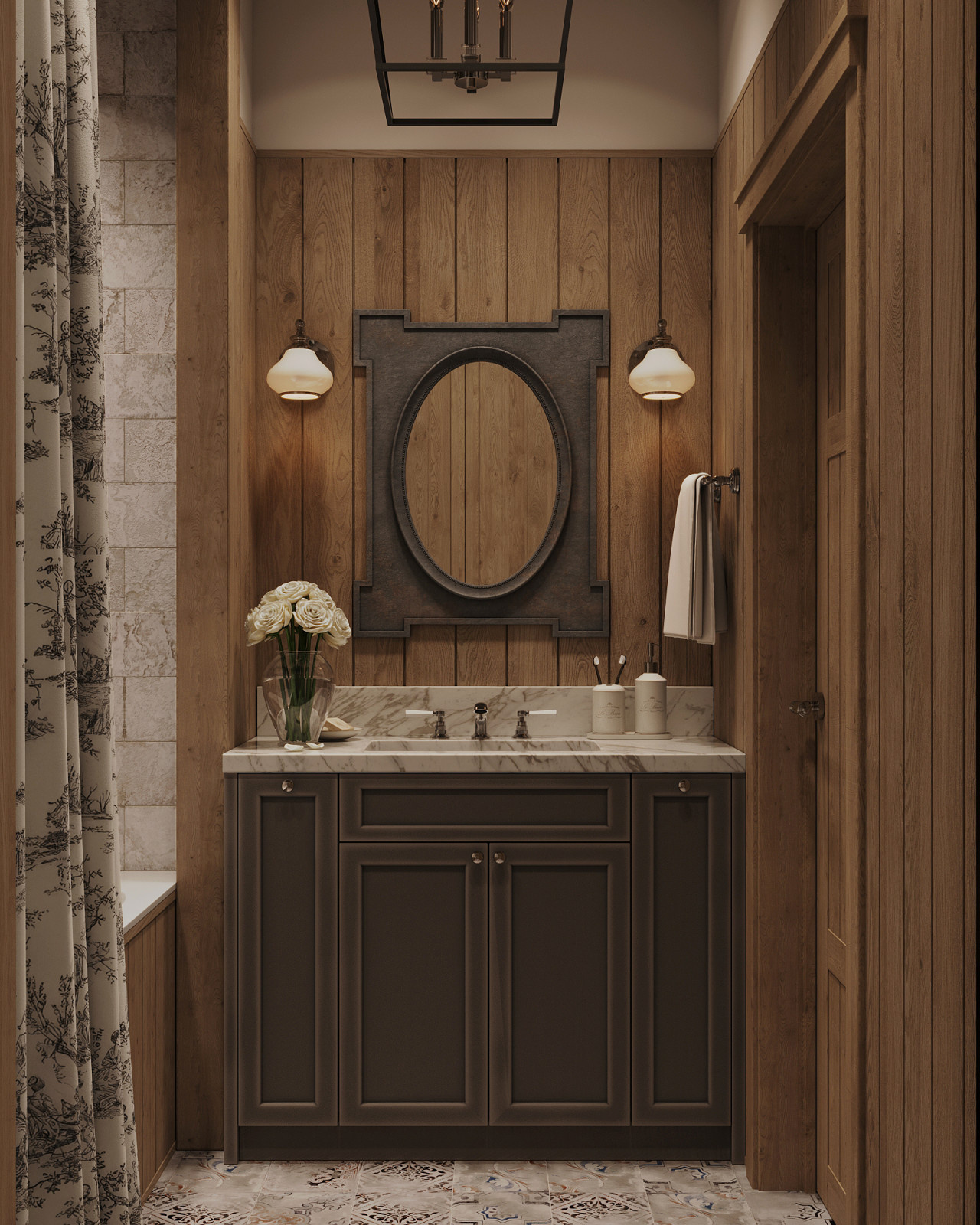 Коттедж в стиле кантри (200 кв.м.)