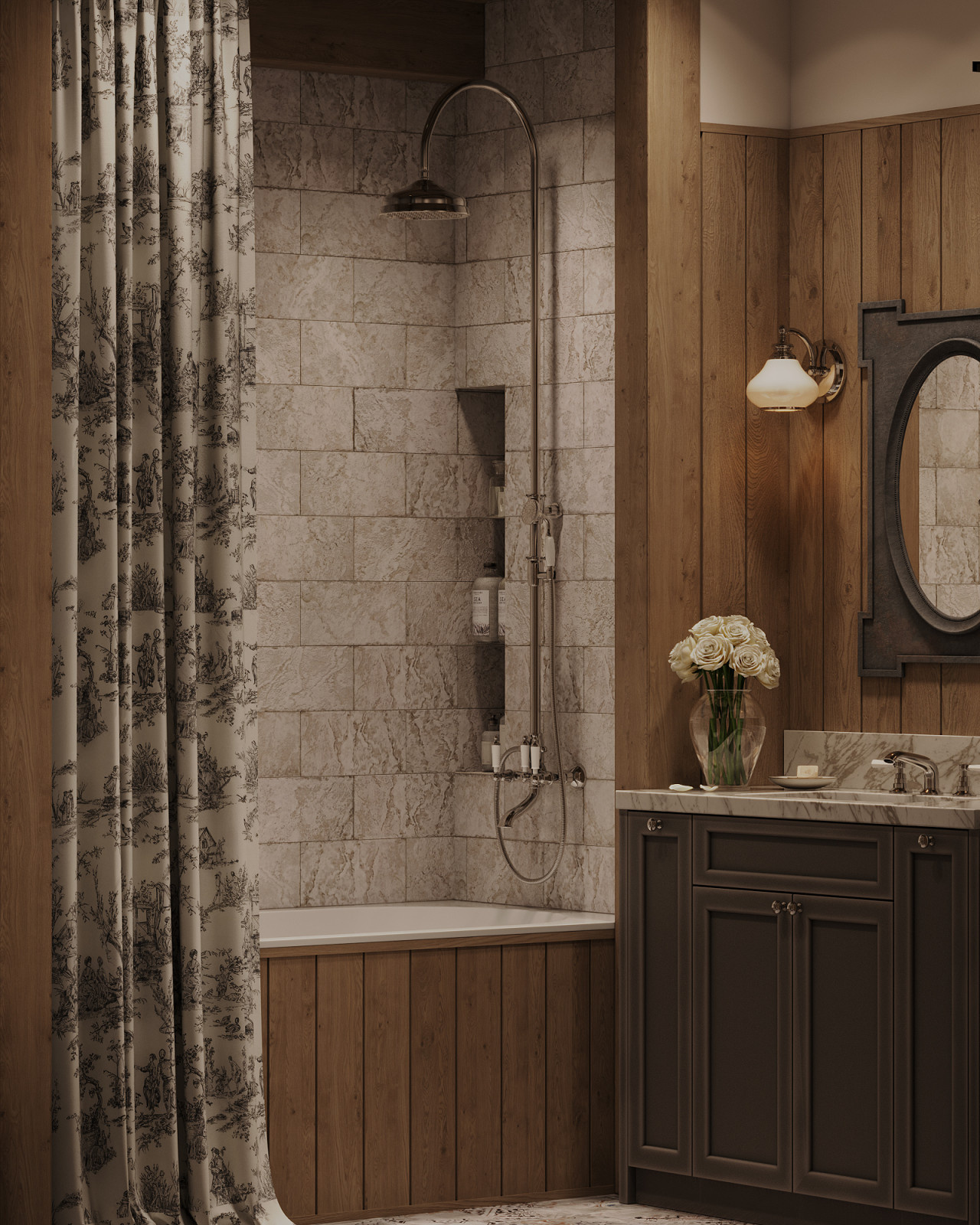 Коттедж в стиле кантри (200 кв.м.)