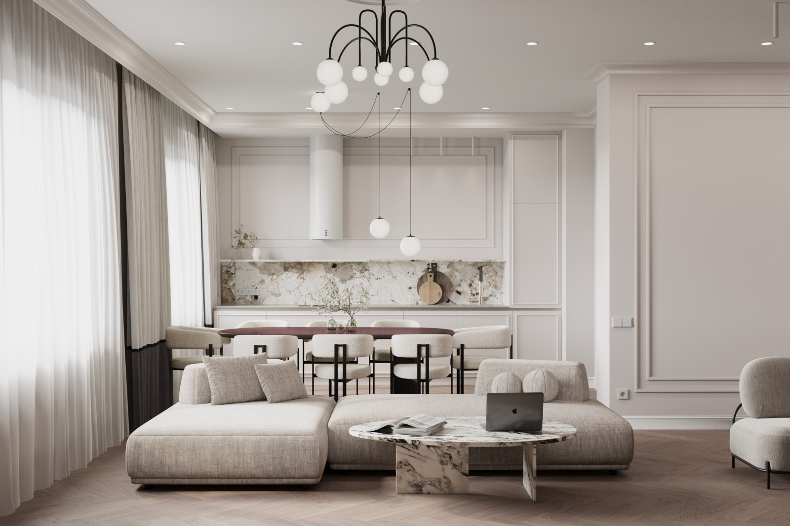 Кухня-гостиная