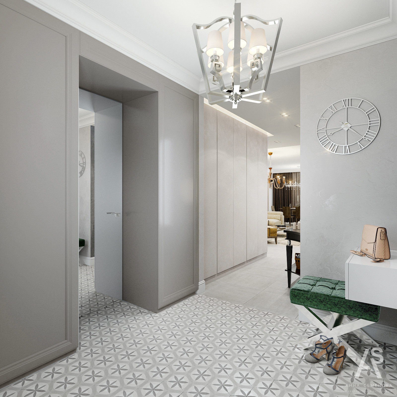 Обложка проекта: Квартира 125 м2 в ЖК Кунцево