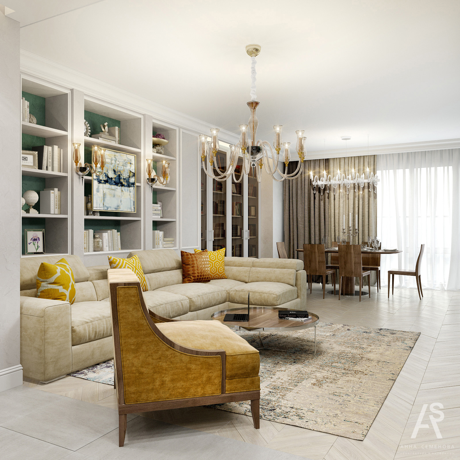 Квартира 125 м2 в ЖК Кунцево