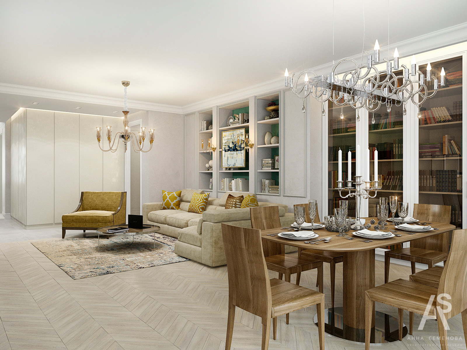 Квартира 125 м2 в ЖК Кунцево