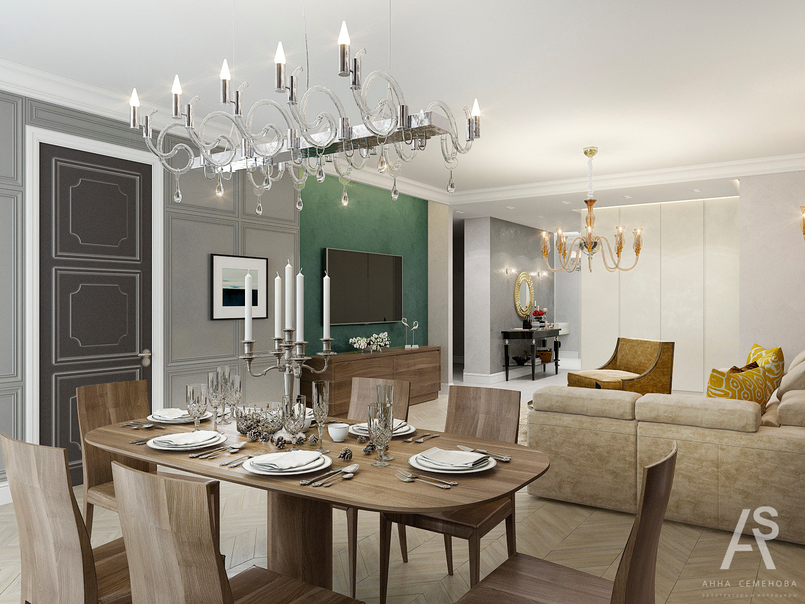 Квартира 125 м2 в ЖК Кунцево