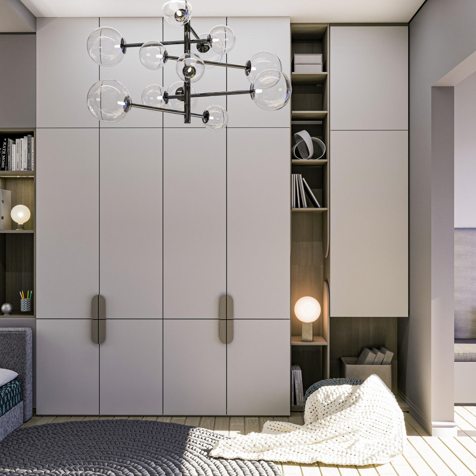 Классика и современность в 3-комнатной квартире в жк Кварталы Немировича