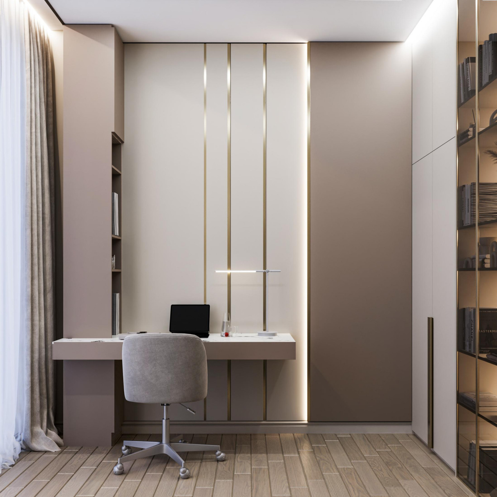 Классика и современность в 3-комнатной квартире в жк Кварталы Немировича