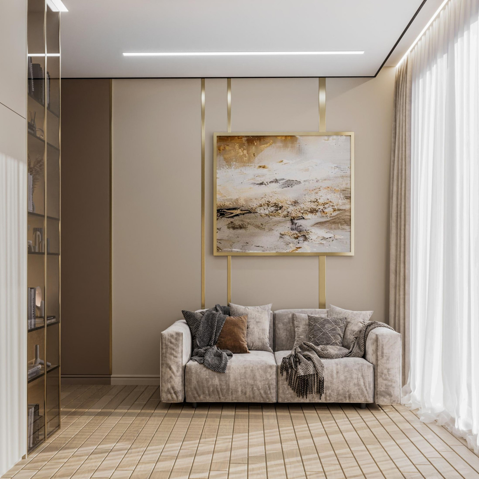 Классика и современность в 3-комнатной квартире в жк Кварталы Немировича