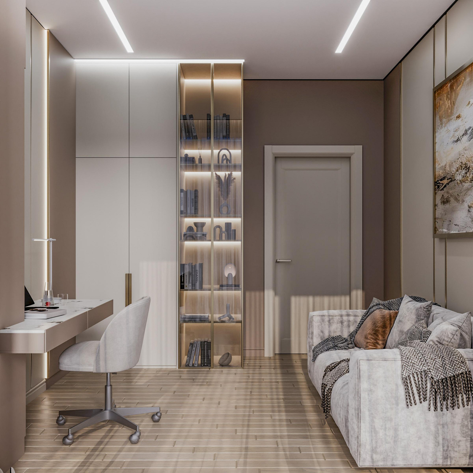 Классика и современность в 3-комнатной квартире в жк Кварталы Немировича