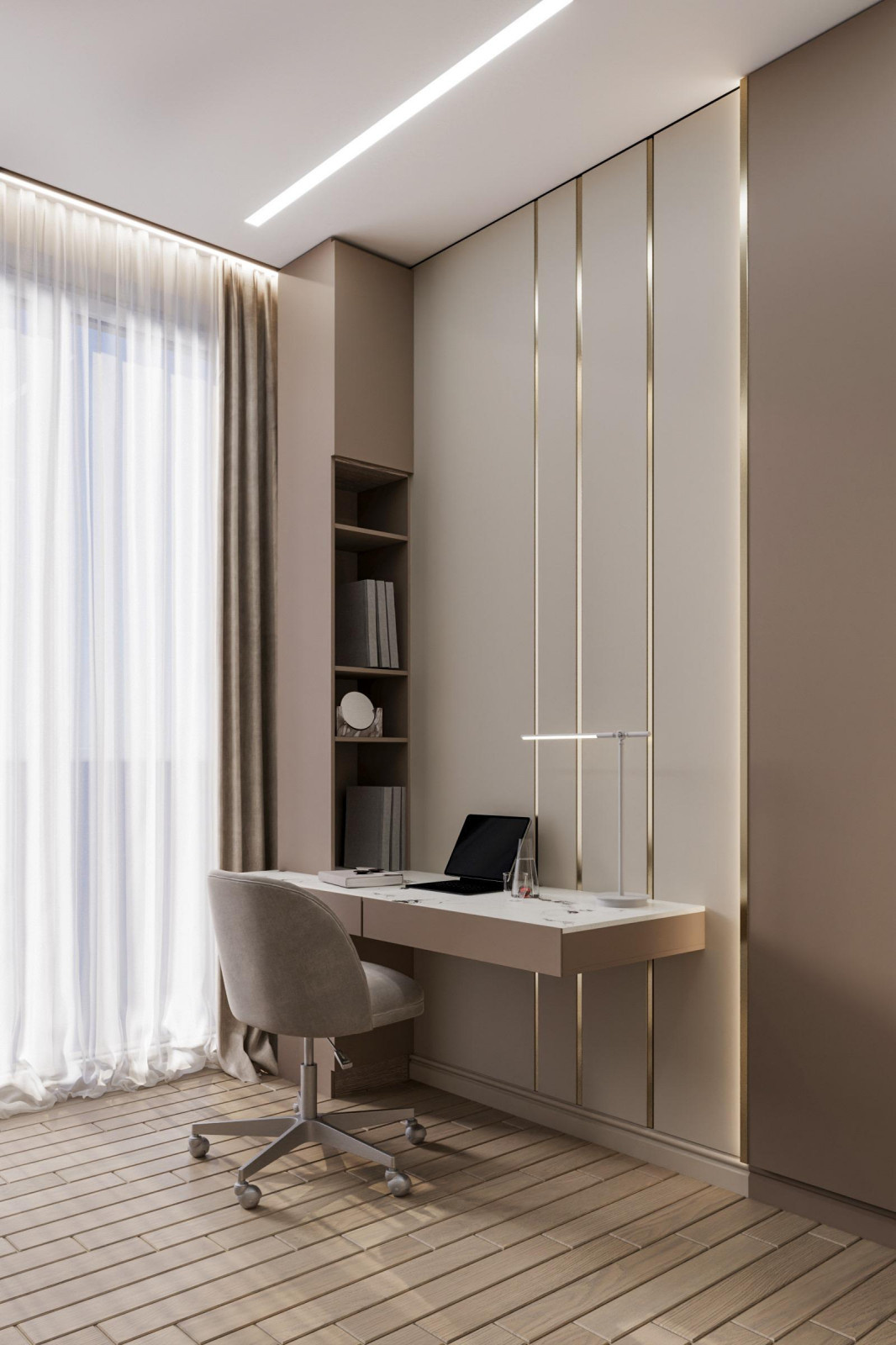 Классика и современность в 3-комнатной квартире в жк Кварталы Немировича