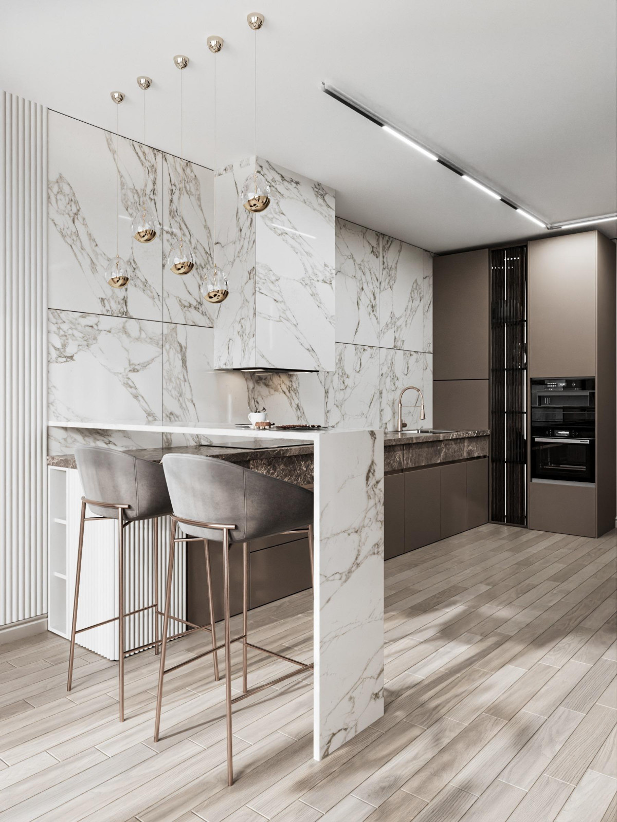 Классика и современность в 3-комнатной квартире в жк Кварталы Немировича