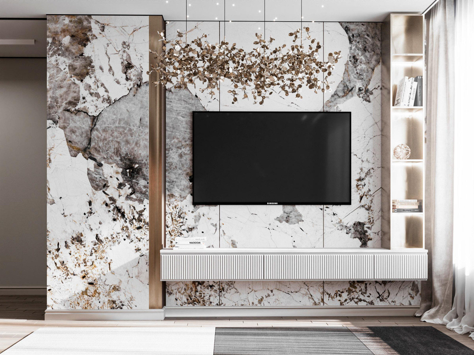 Классика и современность в 3-комнатной квартире в жк Кварталы Немировича