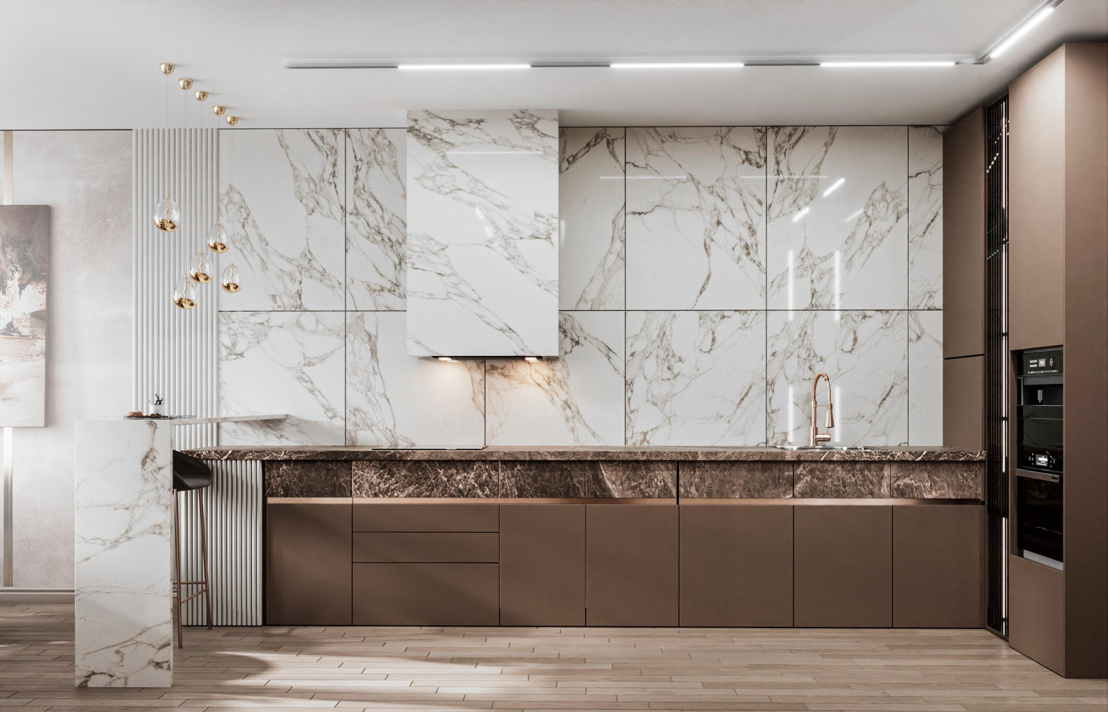 Классика и современность в 3-комнатной квартире в жк Кварталы Немировича