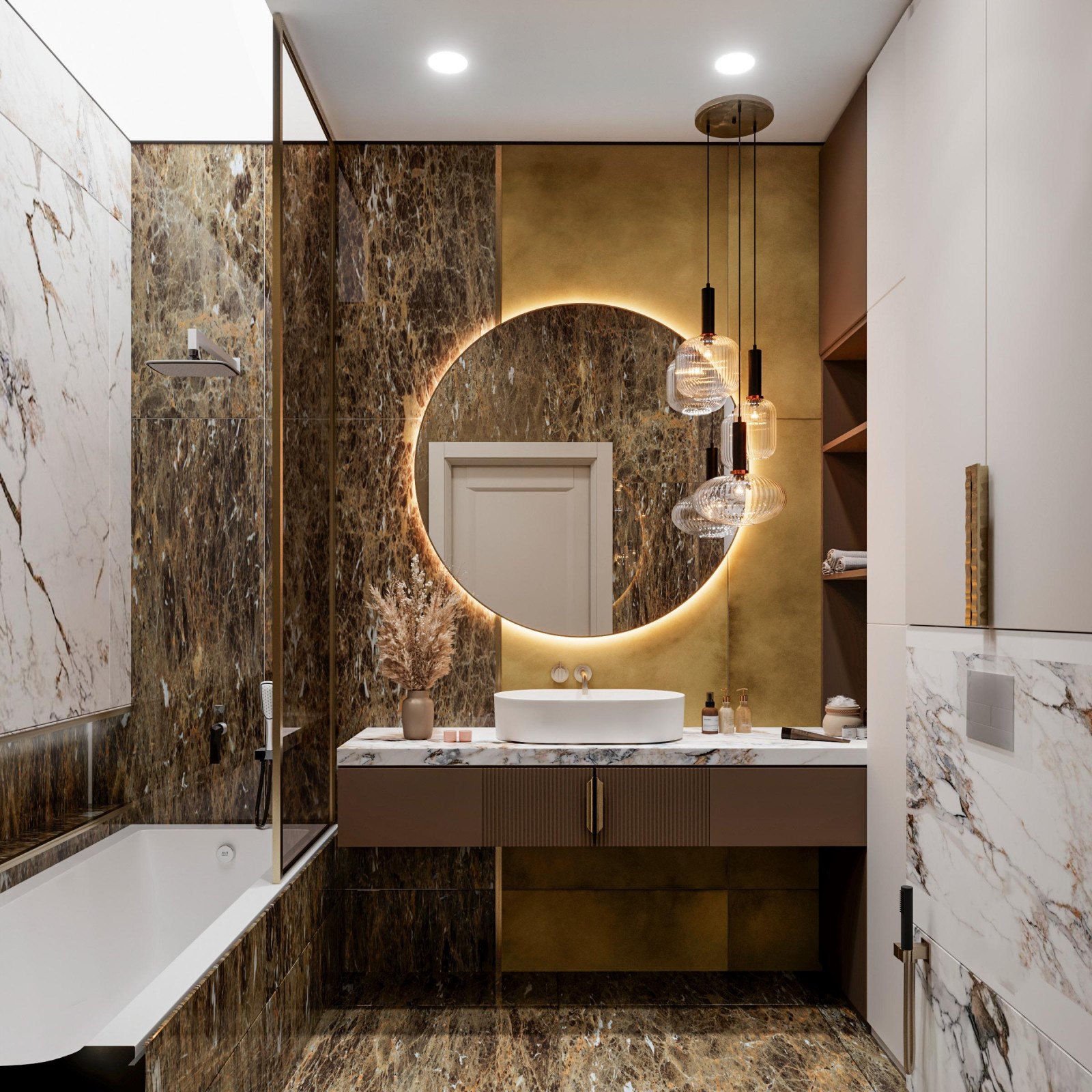 Классика и современность в 3-комнатной квартире в жк Кварталы Немировича