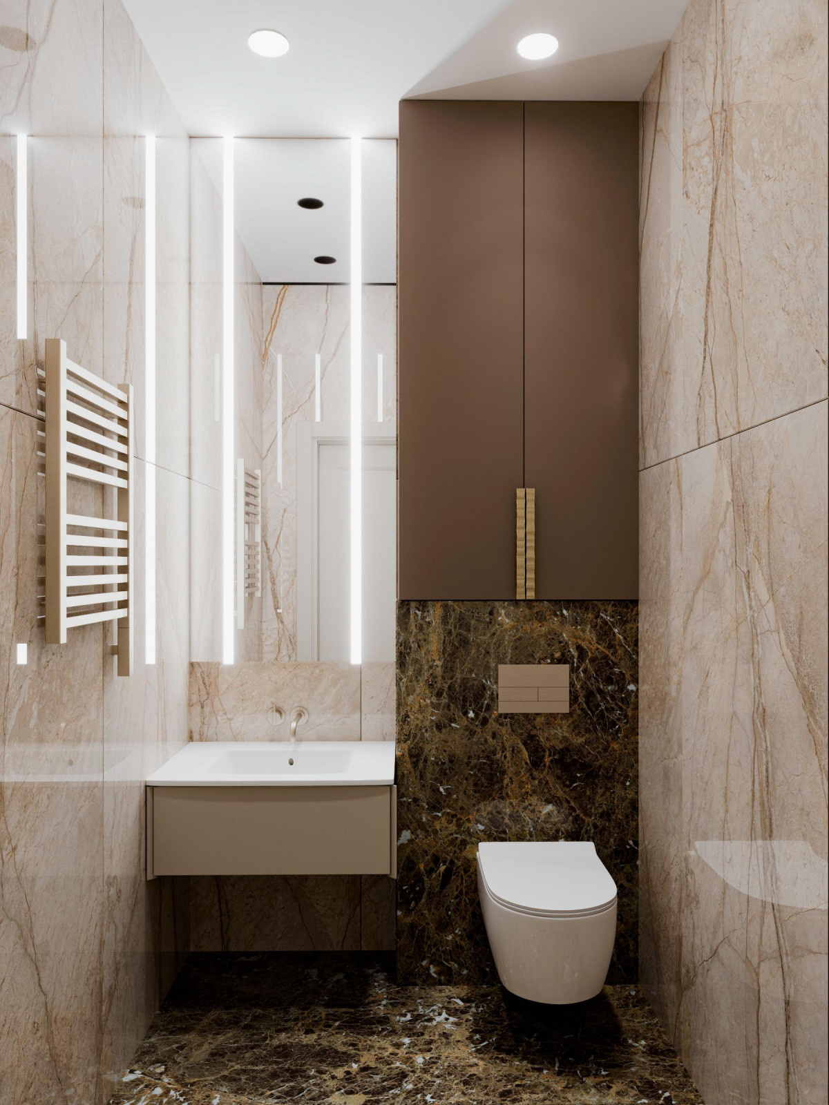 Классика и современность в 3-комнатной квартире в жк Кварталы Немировича