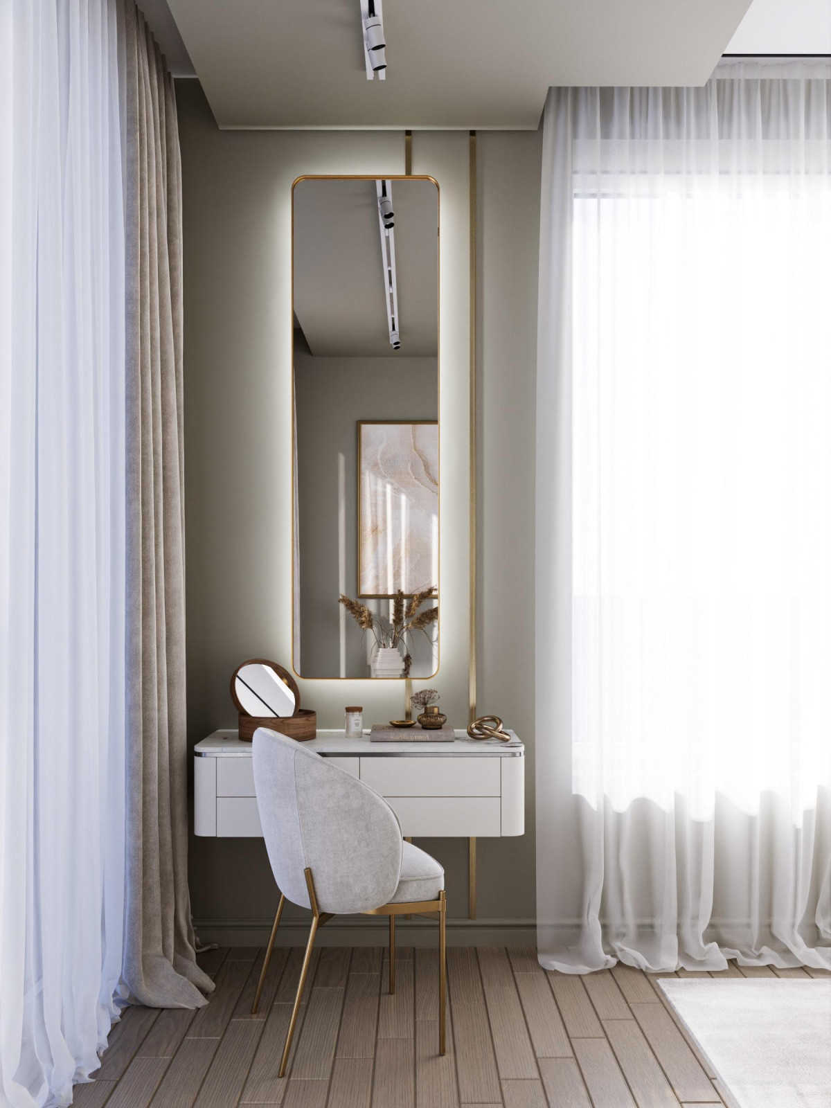 Классика и современность в 3-комнатной квартире в жк Кварталы Немировича