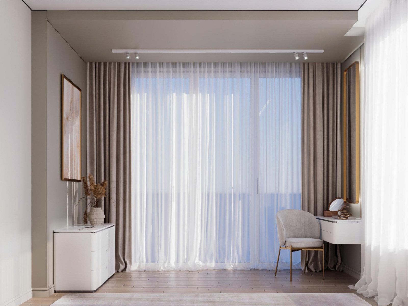 Классика и современность в 3-комнатной квартире в жк Кварталы Немировича