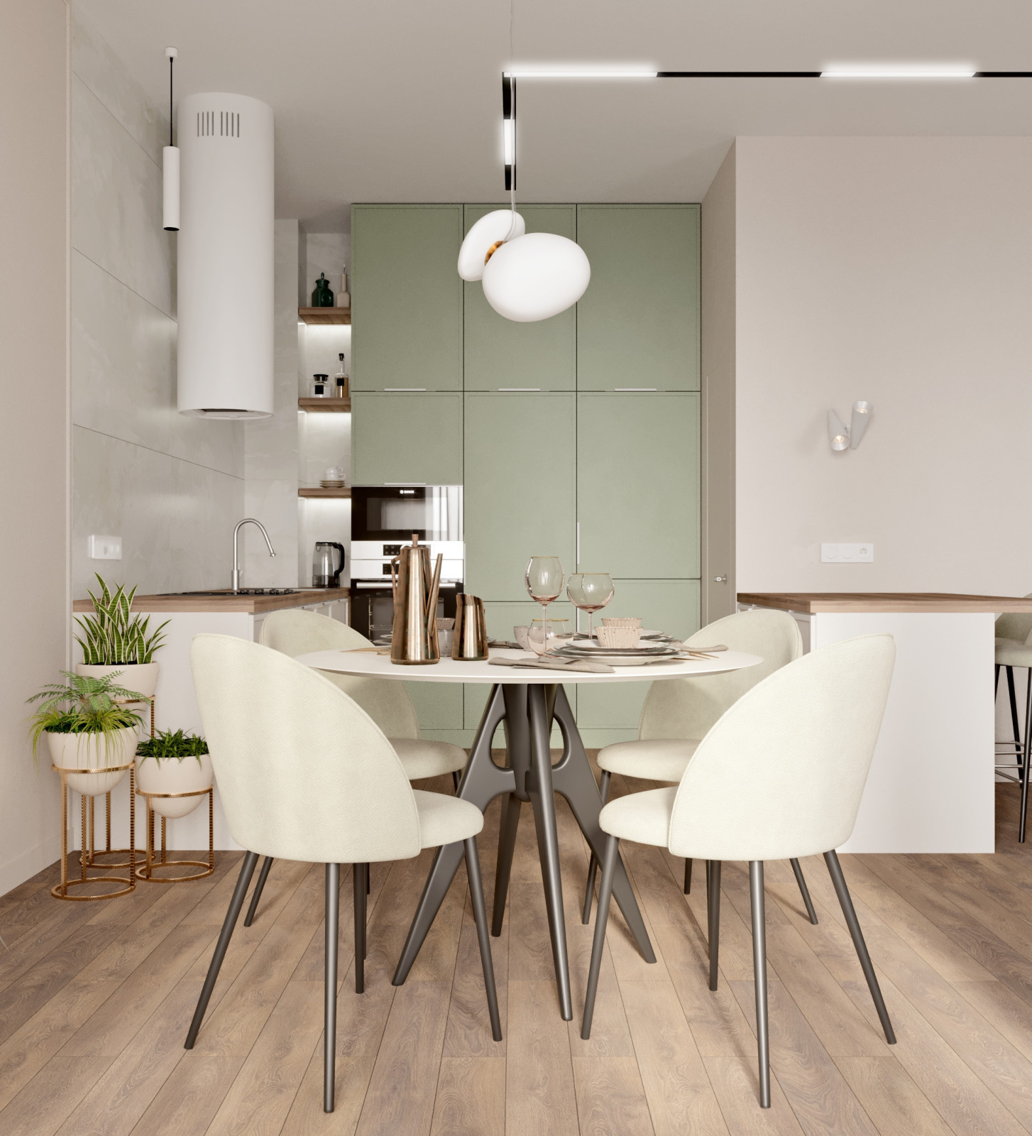 Обложка проекта: Современный дизайн двухкомнатной квартиры в жк Спектр