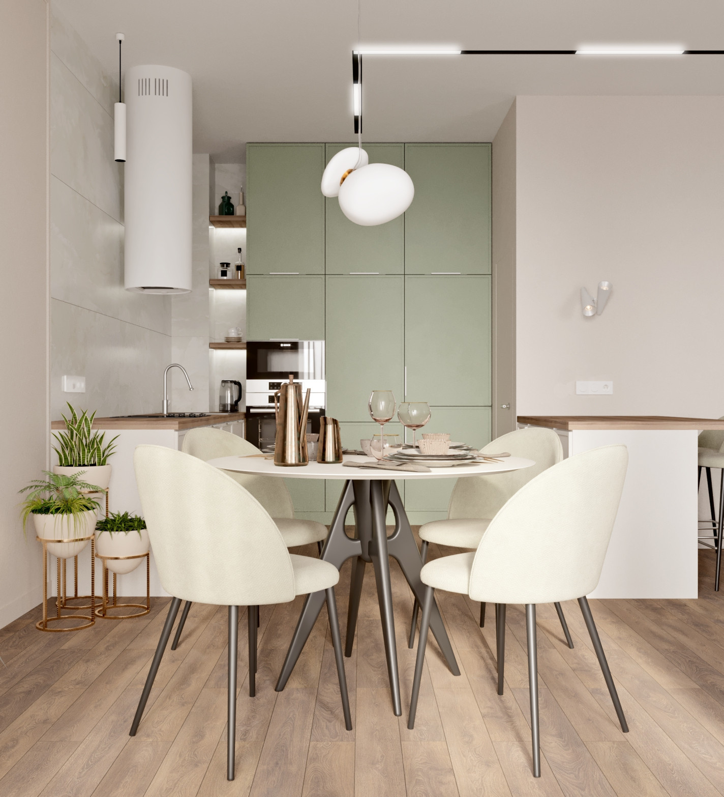 Современный дизайн двухкомнатной квартиры в жк Спектр