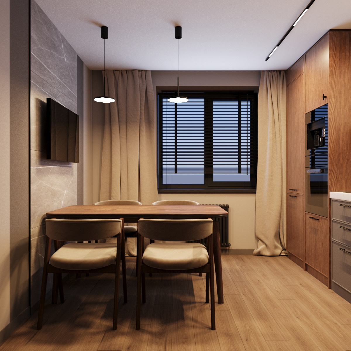 Трех комнатная квартира Ермакова 36