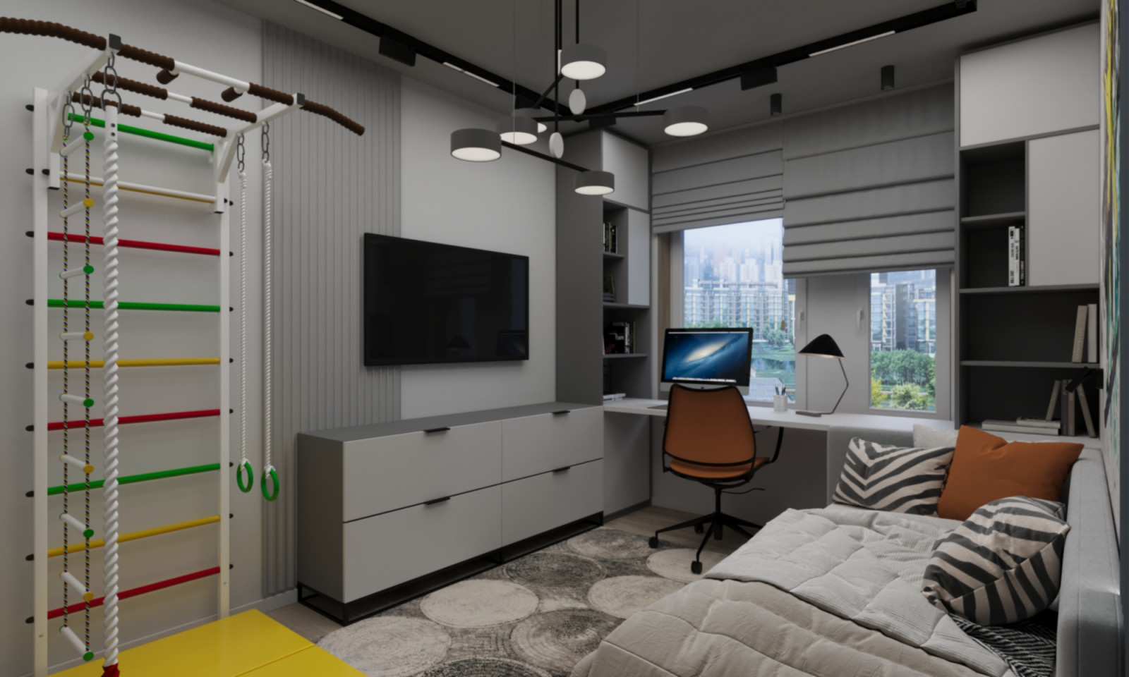 Обложка проекта: Визуализация комнаты для мальчика