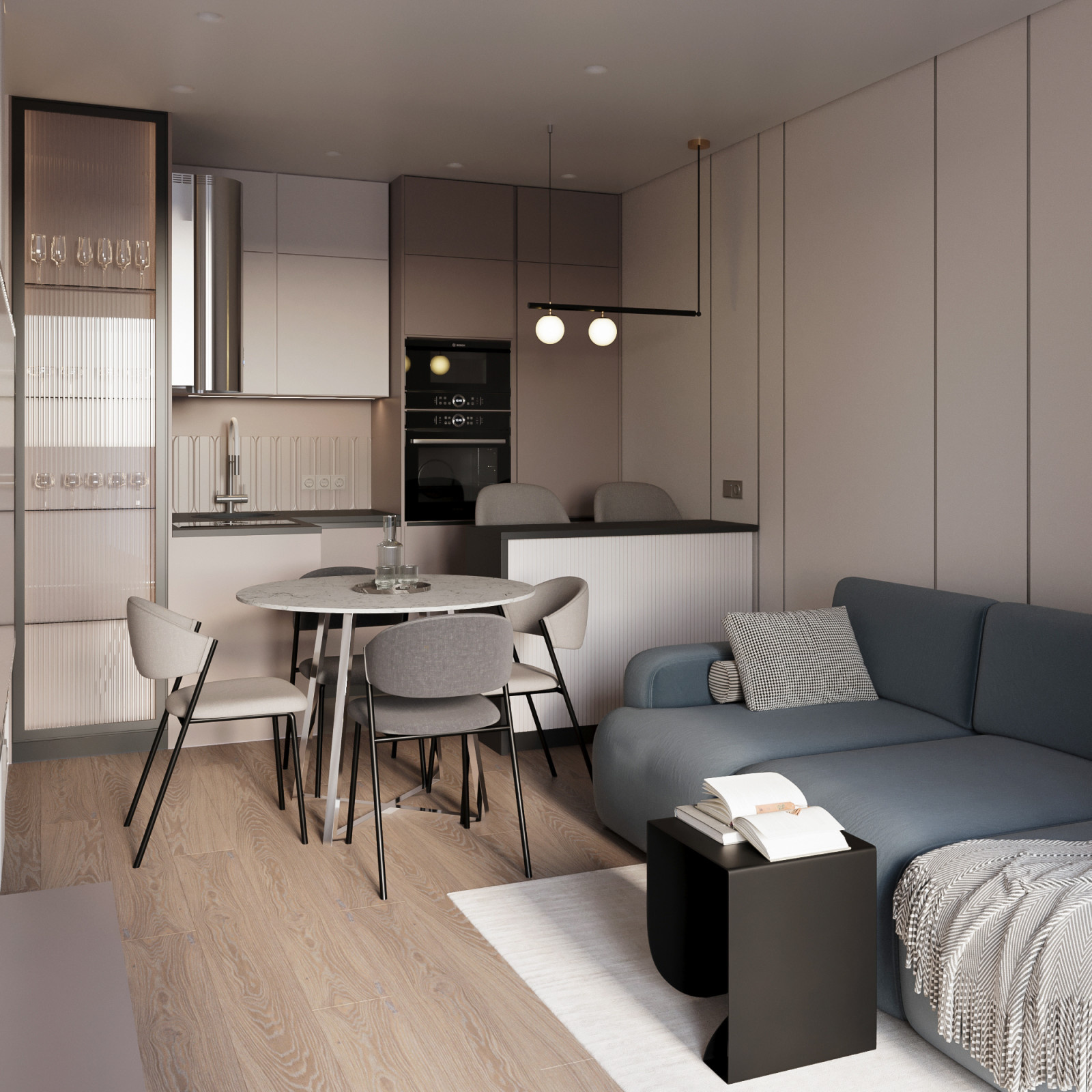 Кухня-гостиная