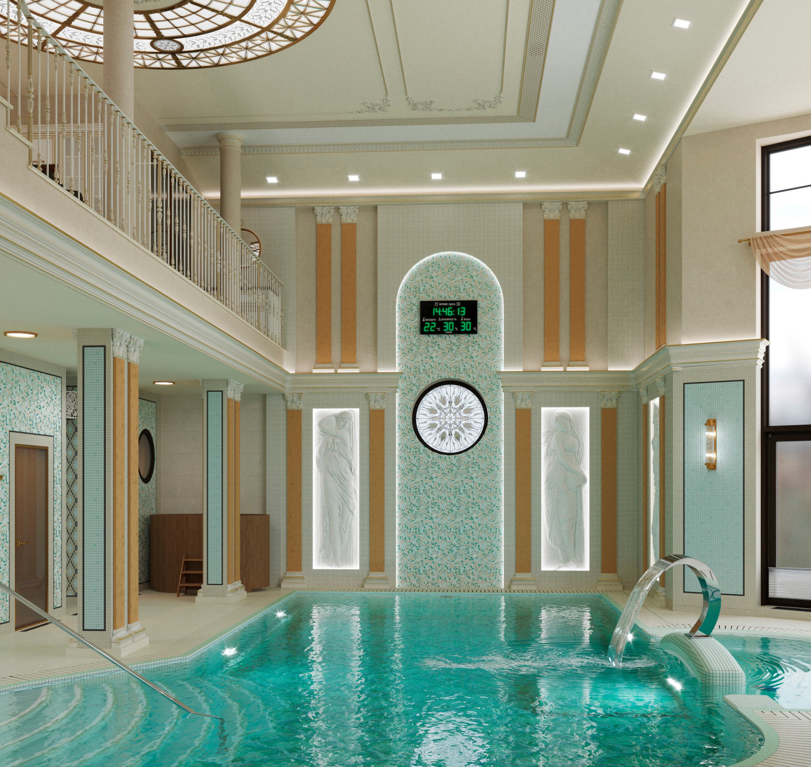 Обложка проекта: Частный бассейн