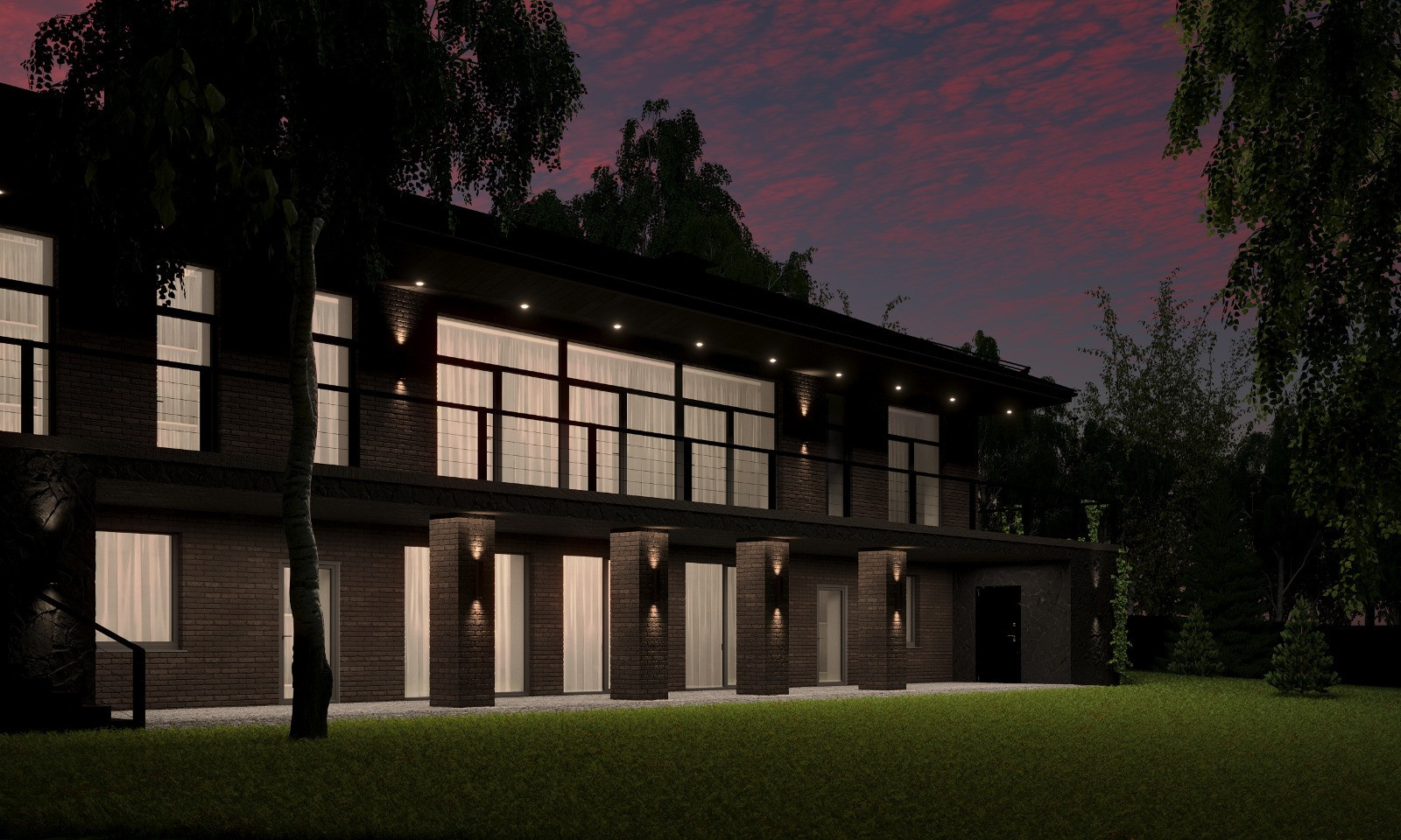 Архитектурная концепция "Дом в стиле Прерия"