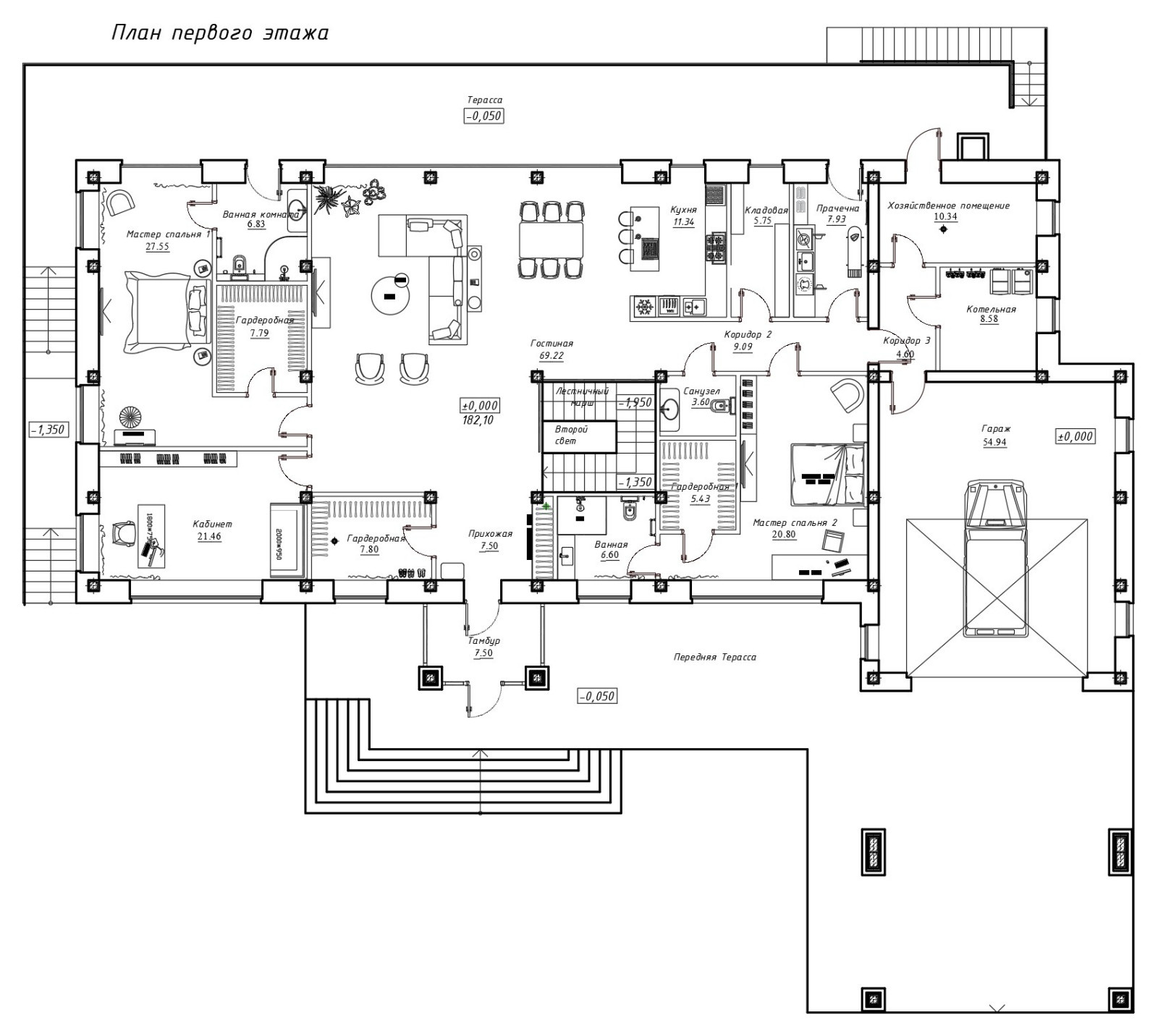 Архитектурная концепция "Дом в стиле Прерия"