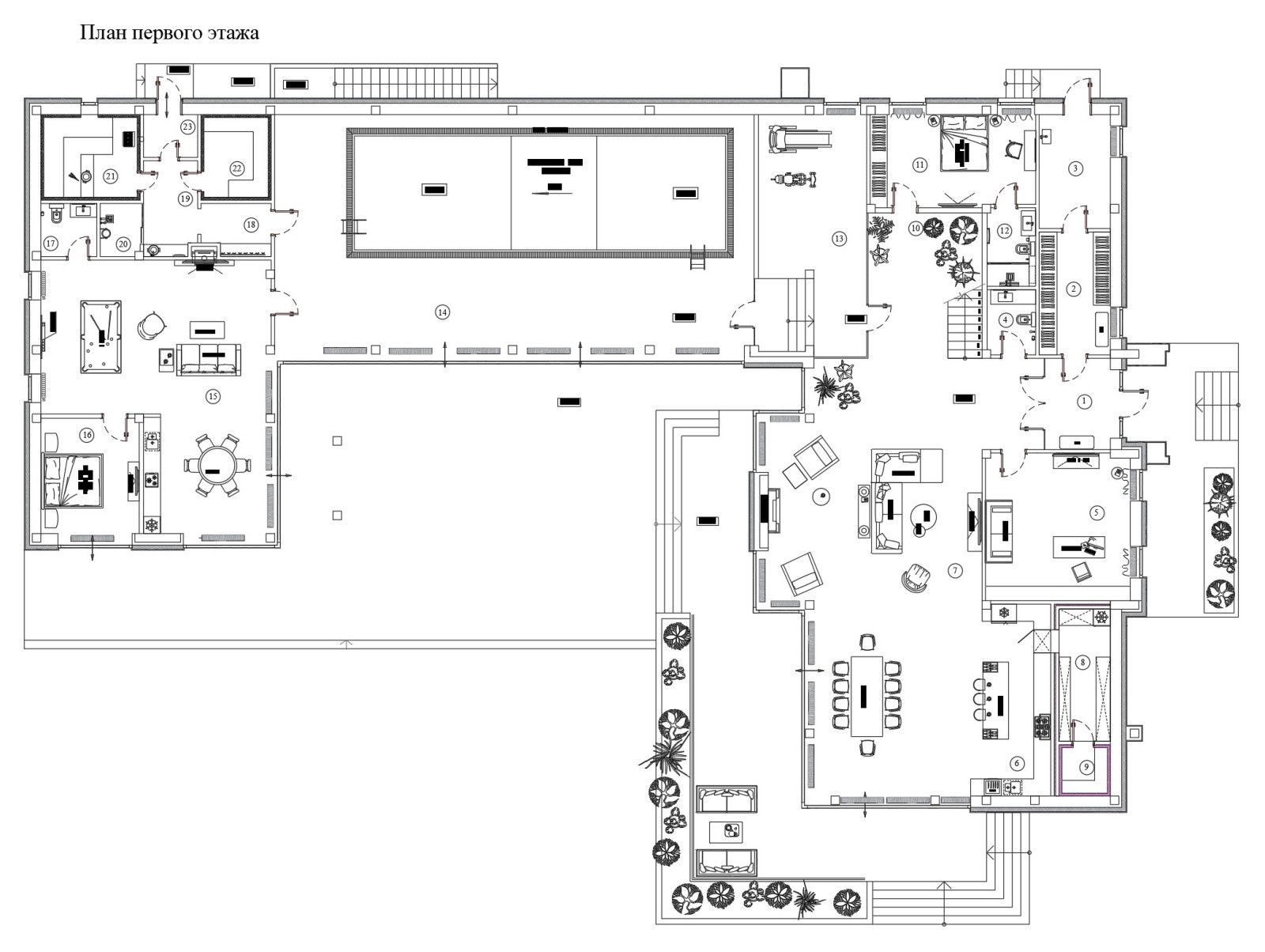 Архитектурная концепция "Дом в современном стиле"
