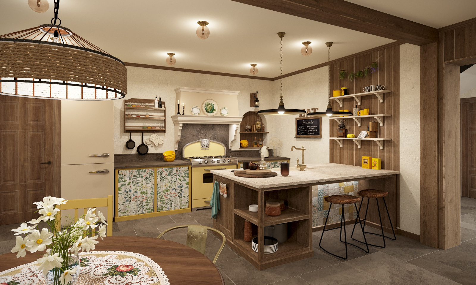 Обложка проекта: Интерьер Дома отдыха