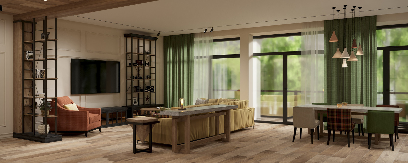 Интертер загородного дома