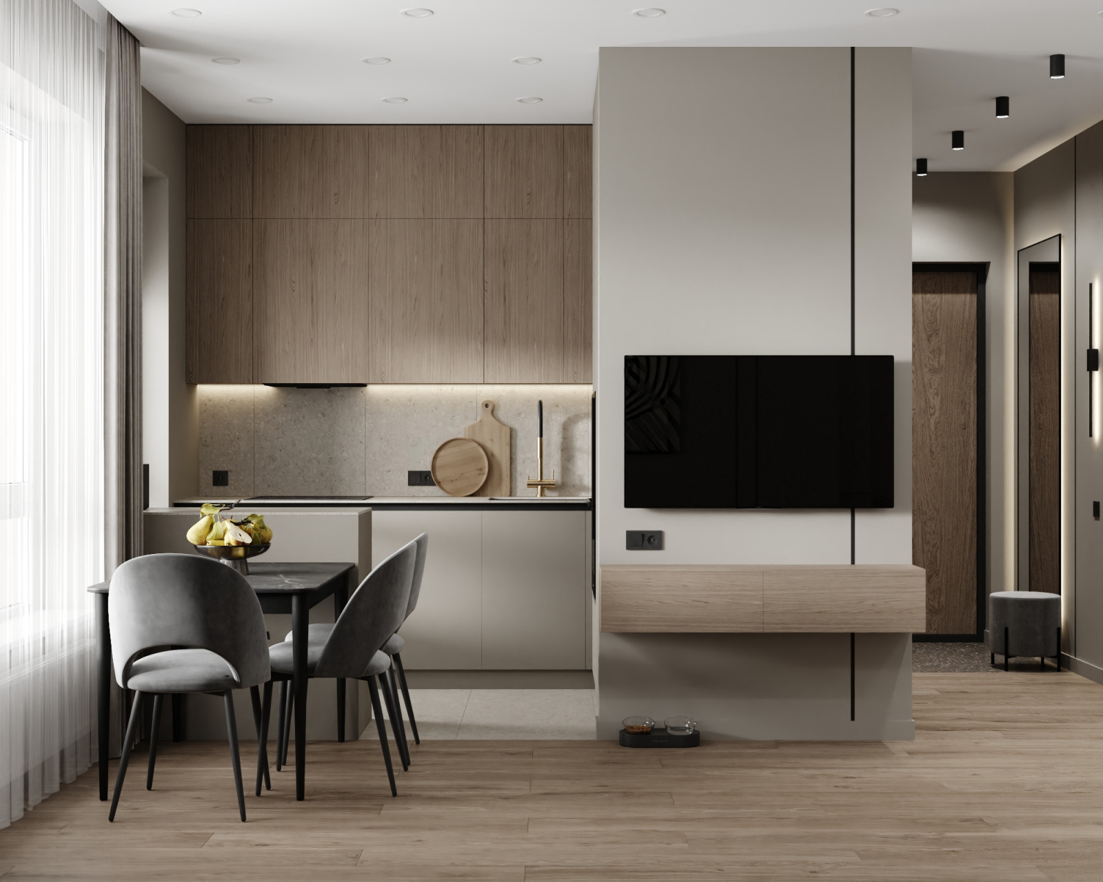 Дизайн-проект квартиры 73кв.м., Екатеринбург