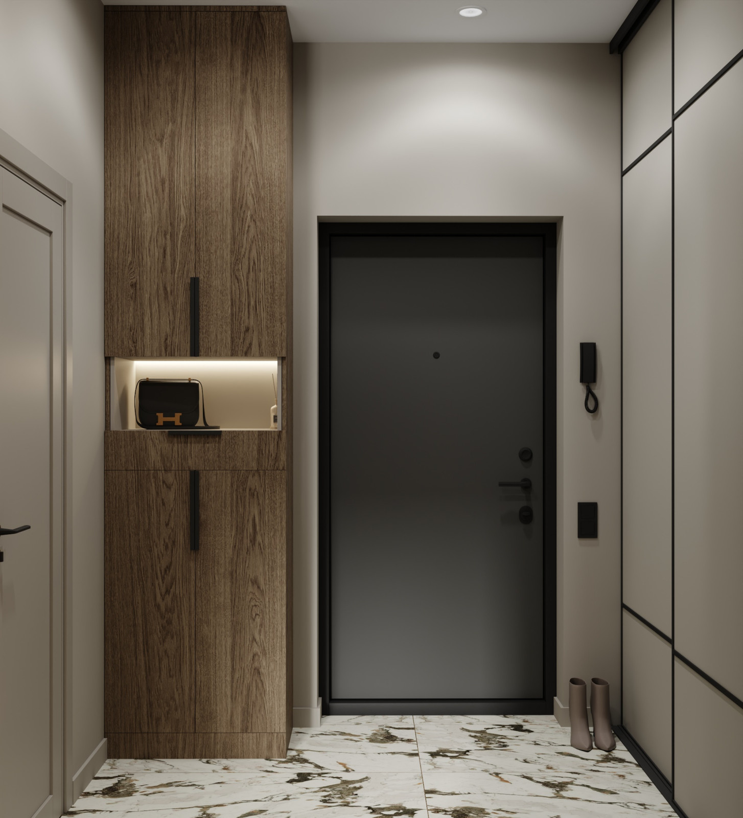 Дизайн-проект квартиры 76кв.м., Москва