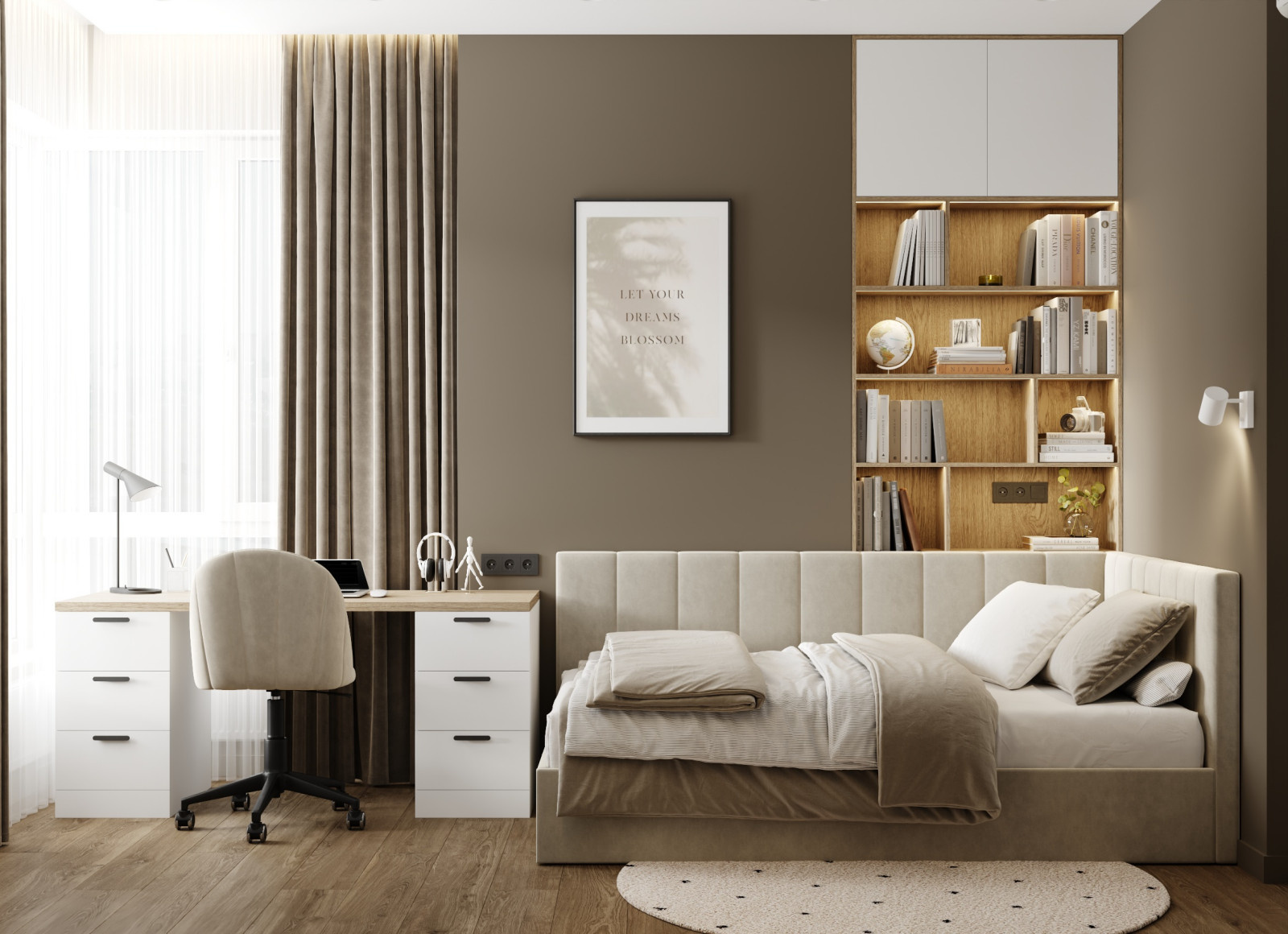 Дизайн-проект квартиры 76кв.м., Москва